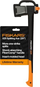 Fiskars X25 Splitting Axe, 28"