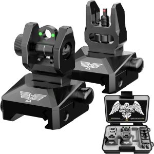 best flip up iron sights for Picatinny rail